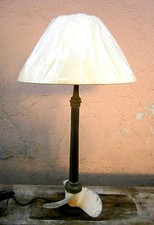  LAMPADA DA TAVOLO ELICA NAUTICA E LANCIA ANTINCENDIO