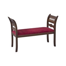 DIVANETTO PANCA, IN LEGNO NOCE