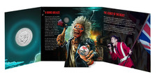 Coincard 5 Pounds BU Royaume Uni 2025 - Iron Maiden COLORISEE