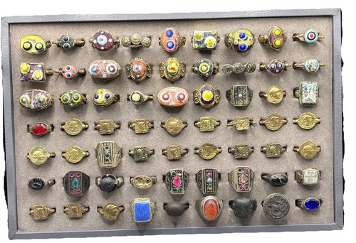 Lotto anelli vintage ottone - , 63