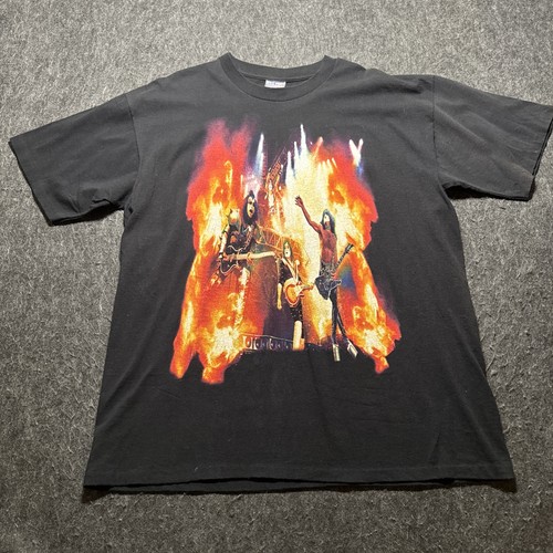 Shirt vintage kiss rocks - vintage,