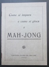 1930ca MAH-JONG Come si impara