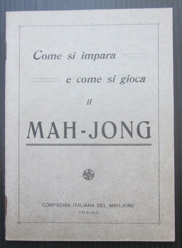 1930ca mah jong come impara - come,