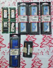 LOTTO 8 MODULI DI RAM Varie DDR2/DDR3 DIMM/SO-DIMM 240/204/184pin DESKTOP/LAPTOP