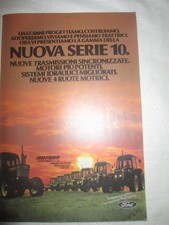 FORD Nuova Serie 10 TRATTORI  Pubblicita'  Advertising  ORIGINALE  1983