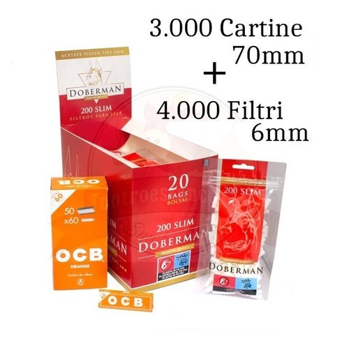 000 cartine ocb arancione - 3.000,