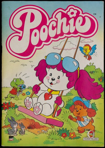 Poochie mattel 1989 sticker - mattel,