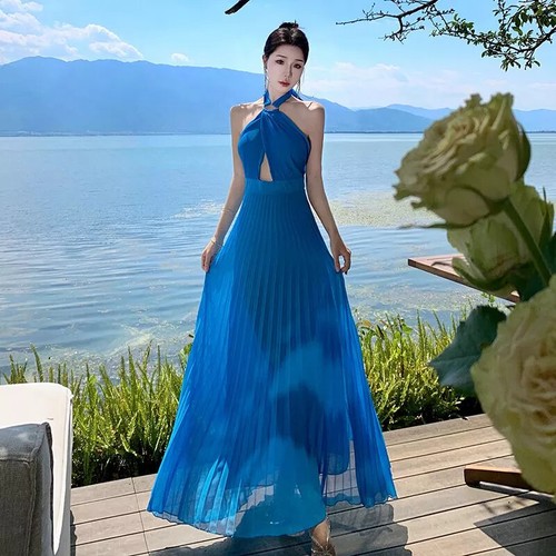 Vestito abito elegante - vestito, lungo