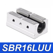 US Stock SBR16LUU Liner unità a sfera movimento blocco cuscini scivolo con cuscinetto aperto 16 mm