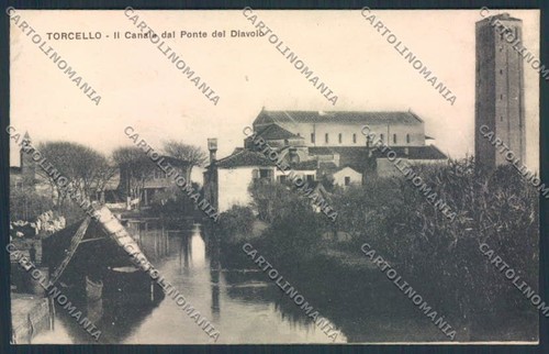 Venezia torcello cartolina - torcello,