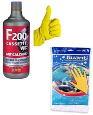 Faren - F200 - Anticalcare Disincrostante per Wc + Guanti Grease Monkey GM - 1lt