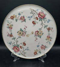 Piatto 31 cm ceramica decoro floreale oro Johann Haviland Bavaria - Rosenthal