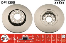 Trw Trw D.freno (1pz)(q1) Audi