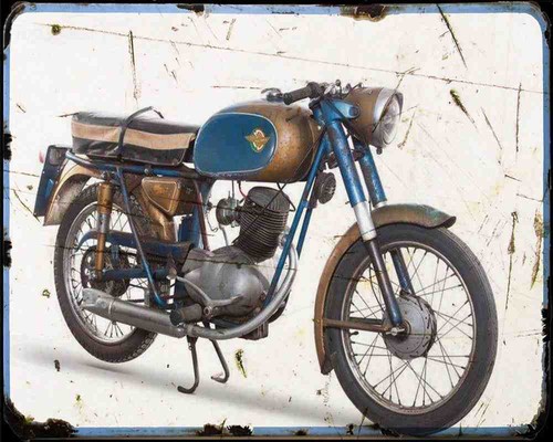 Insegna metallo ducati - metallo,
