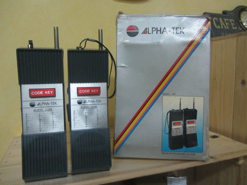 Vintage walkie talkie alpha - vintage,