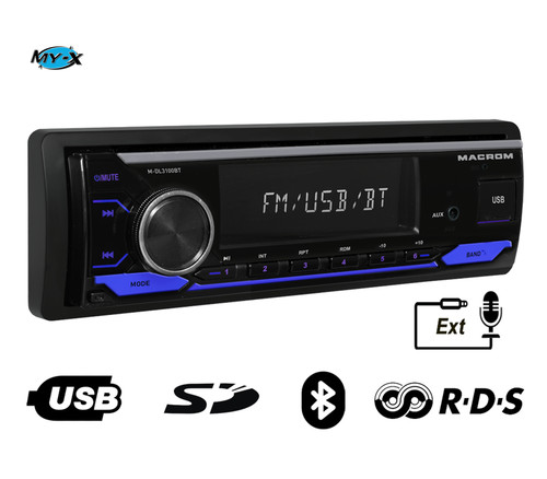 Macrom dl3100bt autoradio - m-dl3100bt,
