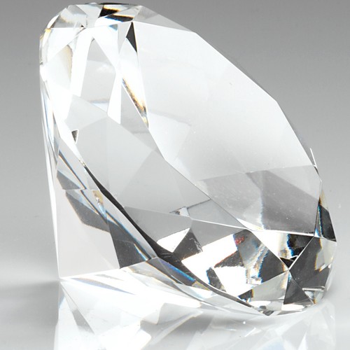 Diamante grande fermacarte - diamante,
