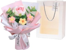 Fiori all'uncinetto, mazzo di