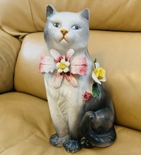 Vintage Capodimonte  Kitten
