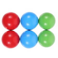 6 pezzi di bocce in legno