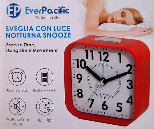 Orologio sveglia luce notturna - orologio,