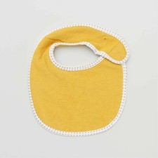 set di 5 bavaglini con nome ricamato