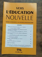 Verso L'Educazione Nuova N°196 Ottobre 1965