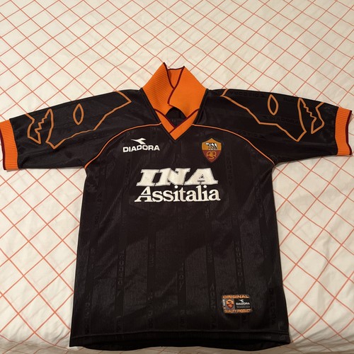Maglia roma nera diadora - roma,