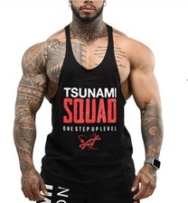 Canotta TSUNAMI SQUAD tg XL Palestra Body Building Tank