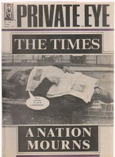Private eye magazine issue - eye,