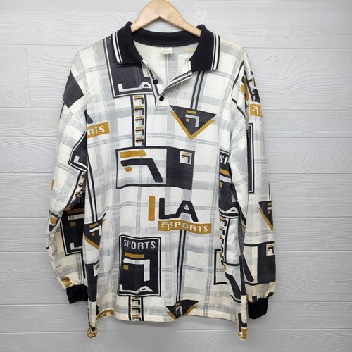 Polo vintage fila sport stampa - fila,