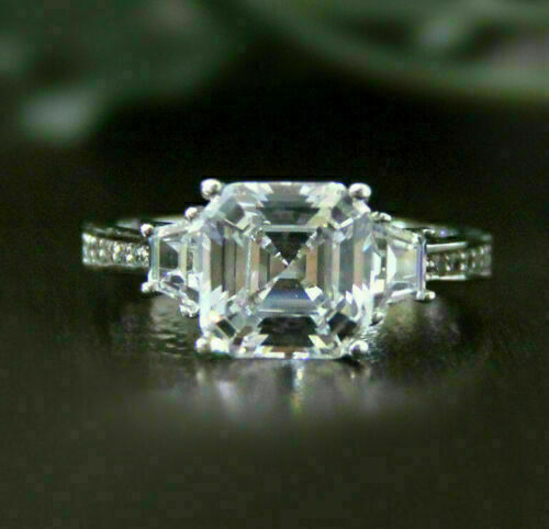 Anello fidanzamento asscher - fidanzamento,