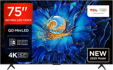 75C61KS TV LED Qd-Mini Da 75'', 4K UHD, Smart Google TV Con Dolby Atmos