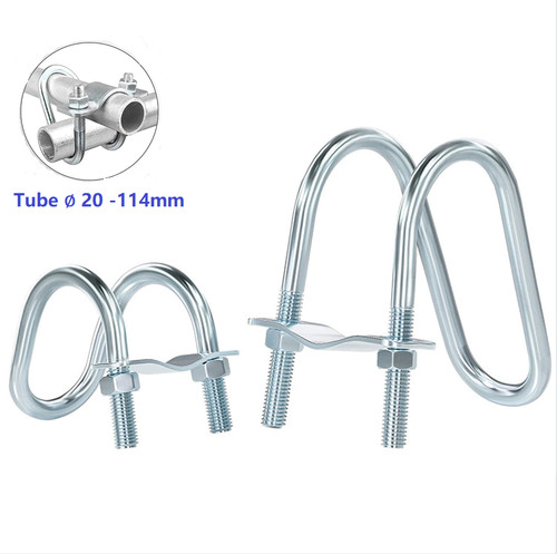 Morsetto doppio forma u - morsetto, a