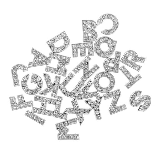 Pezzi strass lettere in - di,