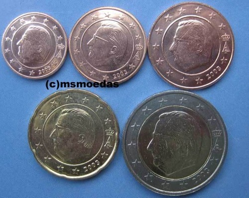 Belgio monete euro - 2003, con