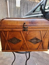 BAULETTO VINTAGE FATTO A MANO MIS.40X28 CM H.29 CM VEDI FOTO