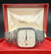 Omega seamaster quartz ref 196.0196 cal 1332 cassa e bracciale acciaio scatola