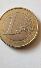 Moneta da 1 euro Spagna 2008 Rara Con Errori Di Conio