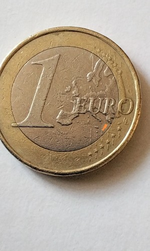 Moneta euro spagna 2008 - da, 1