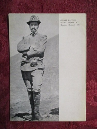 Cesare battisti soldato - cesare,