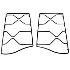 COPPIA GRIGLIE GRIGLIA PIANO COTTURA CUCINA GAS WHIRLPOOL IKEA  44,5X27,2 CM.