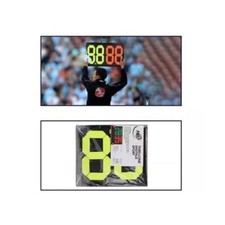 TABELLONE CALCIO SPORT SOSTITUZIONI CAMBI TABELLA ARBITRO A 2 CIFRE FRONTE/RETRO