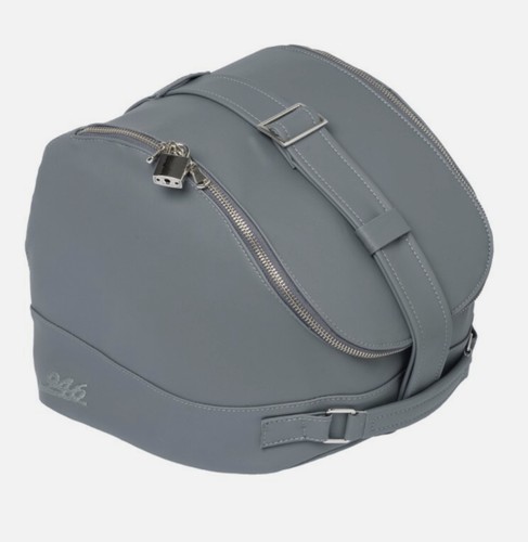 Borsa casco grigia abbinata