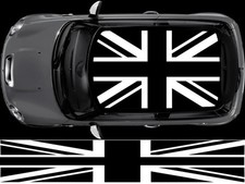 BANDIERA UNION JACK NERA TETTO