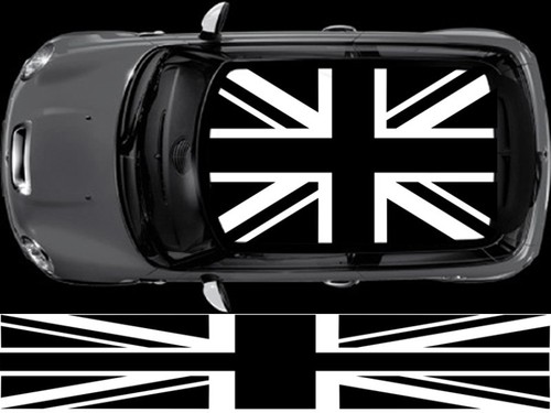 Bandiera union jack nera tetto - jack,