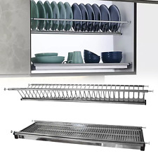 Scolapiatti ad Incasso Regolabile in Acciaio Inox con Kit Raccogligocce