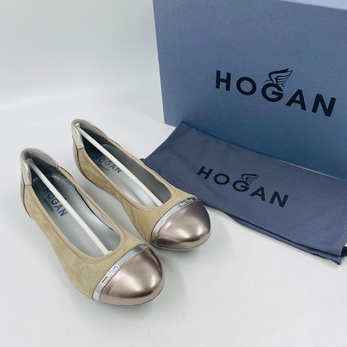 Hogan donna beige camoscio - donna,