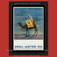 Anni ' 30  * Pubblicità Originale "Shell - SORGIANI, Paese Che Vai... Cammello”