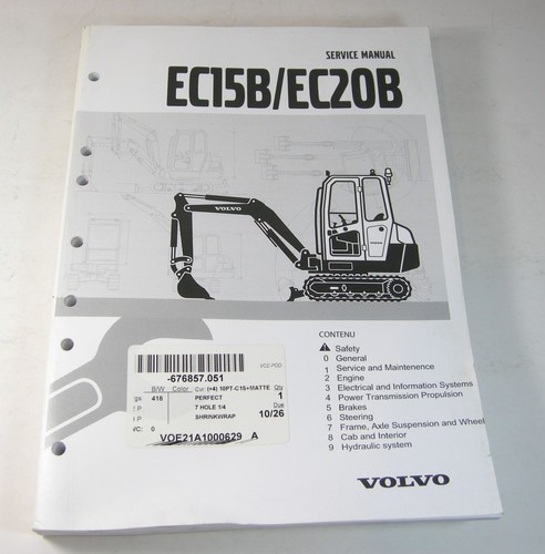 Volvo ec15b ec20b - volvo, mini